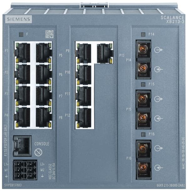 Siemens 6GK5213-3BD00-2TB2, hallinnoitu