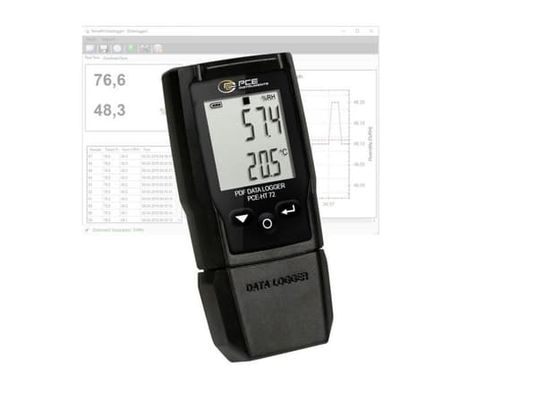 PCE Instruments PCE-HT 72 PDF-datalogger, 0 til 100 % RF