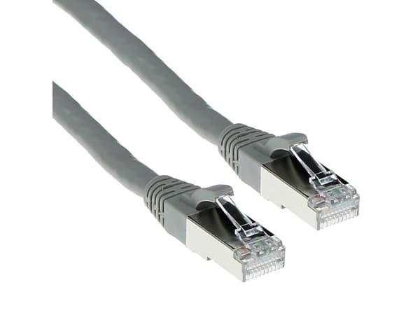 ACT grå 15 m SFTP CAT6A patchkabel snagless med RJ45 (FB3015) – grå