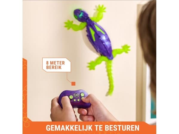 Hex Bots Wall Crawler Gecko Glow in The Dark