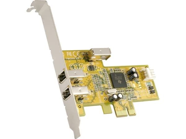 Dawicontrol DC 1394 PCIE - FireWire-adapter - PCIe - Firewire - 3 porter