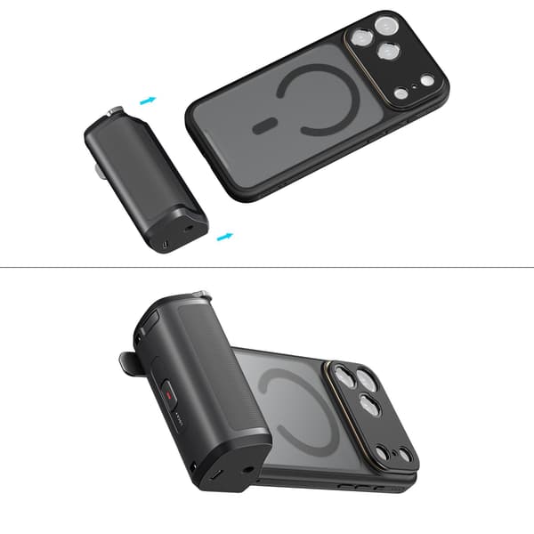 SmallRig 5553, Grepp, Svart, Apple, iPhone 17 Pro, T-mount, 84,1 mm