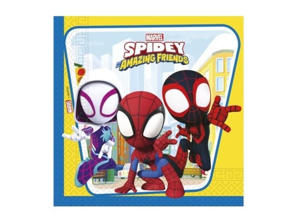 Procos Marvels Spider-Man to-lags papirservietter (94878)