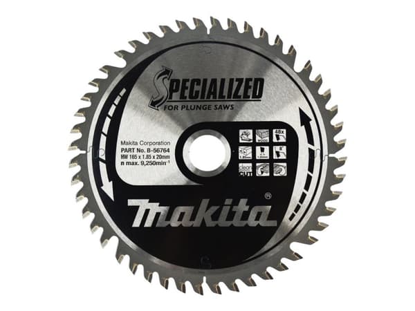 Makita Specialized - Cirkelsågblad - för trä - 165 mm - 48 tänder