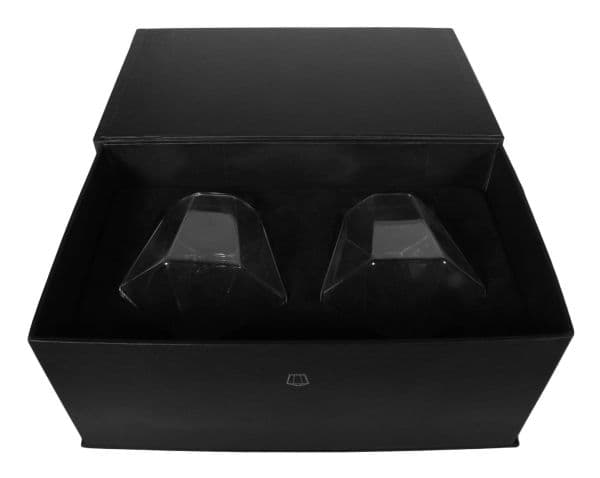 Herma Mad Monkey - Whiskeygläser "Diamond" (2er Set) läpinäkyvästi