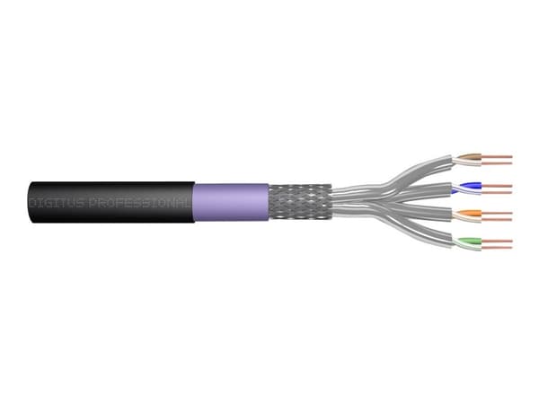 ASSMANN Electronic DK-1741-VH-5-OD, 500 m, Cat7, SF/UTP (S-FTP), Musta