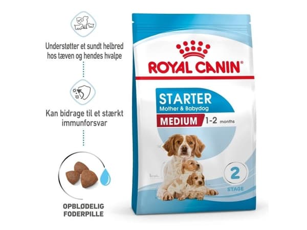 Royal Canin Medium Starter tørfoder til hund og hvalp - 15 kg