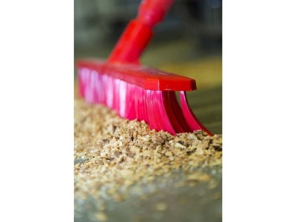 Børster og koste, Vikan Floor broom UST medium, hvidx400mm