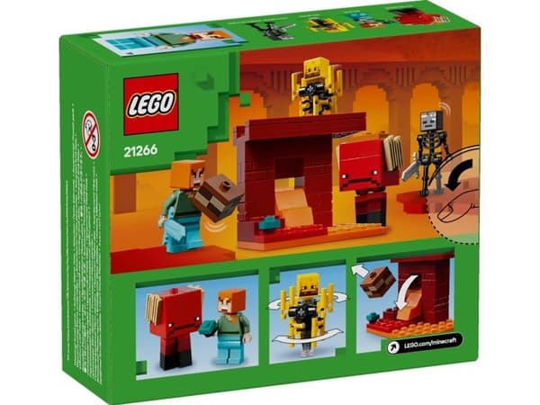 LEGO Minecraft 21266 Underverden-lavakamp