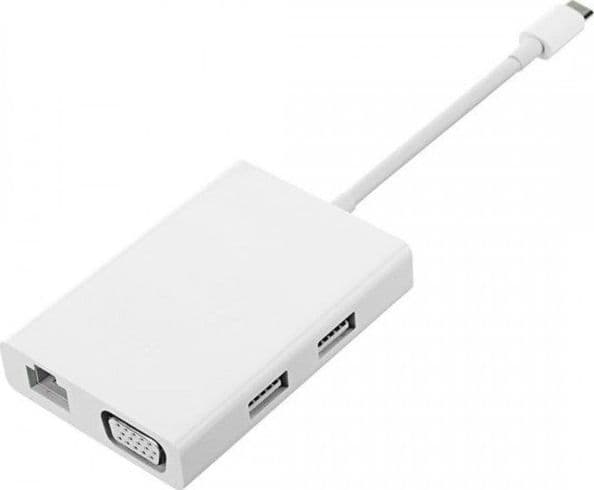 Xiaomi Mi-adapter USB-C till VGA Gigabit Ethernet MultiAdapter