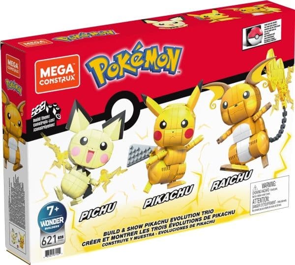 Mega Bloks Pokemon Shocking Trio