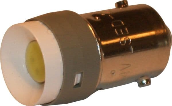 IDEC LED pære BA9S 24V AC/DC, hvid