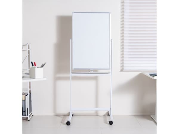 Whiteboard Dubbelsidig Mobil 60x90 cm