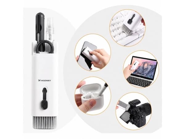 Wozinsky HWZ-71G 7-in-1 Multifunctional Electronics Cleaning Kit - Gray