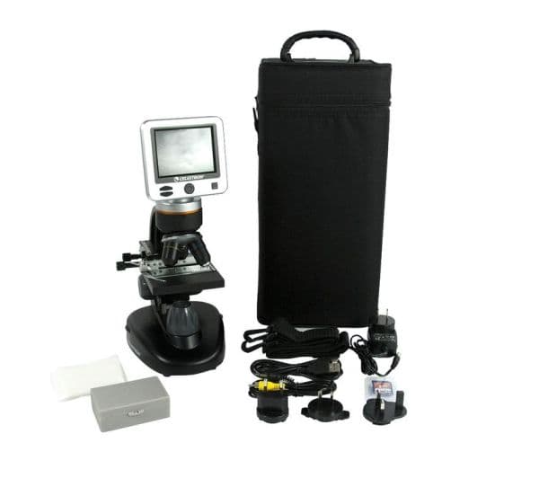 Celestron CM44341, Digitalt, Sort, Sølv, LCD, 8,89 cm (3.5"), SD, SDHC, 1600x