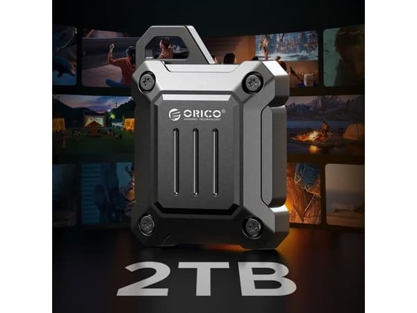Bærbar M.2 2230 USB-C 3.2 Disk Caddy - Svart