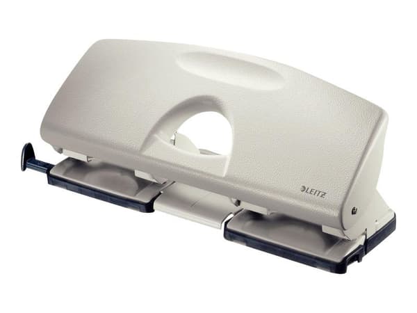 Hullemaskin Leitz 5012, 4-hulls 25 ark Grå