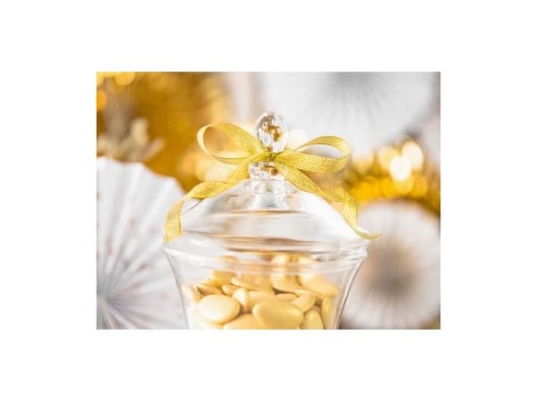 Presentband guld glitter 225 m