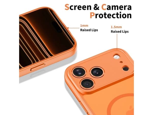 Tech-Protect BasicMag MagSafe-etuiet til iPhone 17 Pro Max - Orange