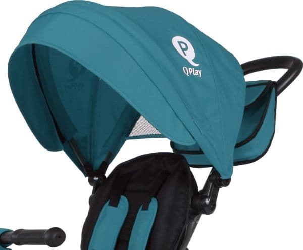 Qplay sykkelsete med stropper Rito Plus" grønn