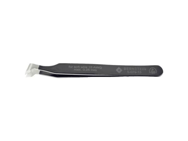Bernstein 5-879-13, Rustfritt stål, Svart, Flat, Rett, 1 stykker