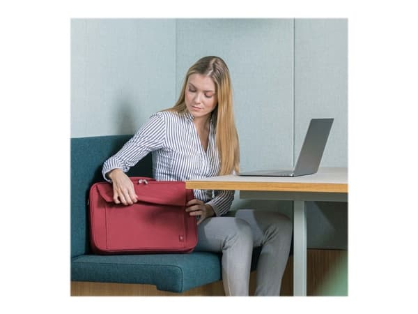 DICOTA Eco Multi BASE - Notebookbæreveske - 15" - 17.3" - rød