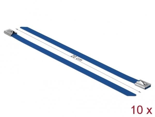 Delock - Kabelsamlare - 20 cm - blå (paket om 10)