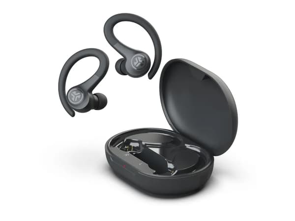 JLab Go Air Sport true wireless-hörlurar Bluetooth, grafit