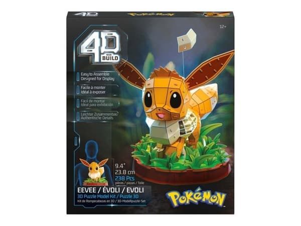 Pokémon 4D-pussel Pokémon 20 cm – Eevee