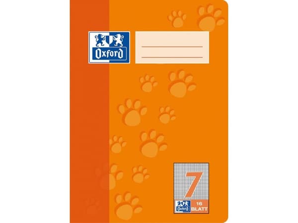 Oxford 100050409, oransje, A5, 90 g/m²