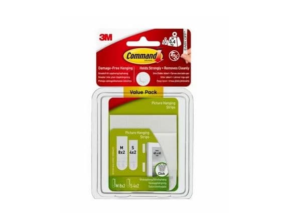 3M 7100235893, Monteringstejp, Vit, inomhus, Skum, 5,4 kg