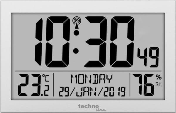 Technoline Digital veggklokke WS8016 BLADE HOME
