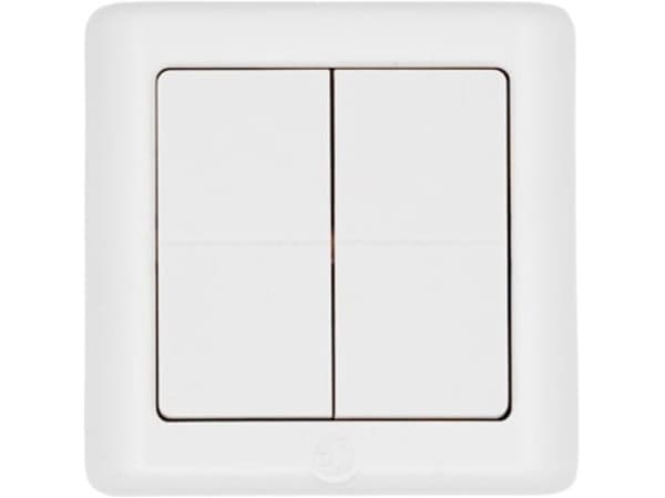 Shelly BLU Wall Switch 4 ZB DK - White