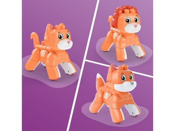 Mattel MEGA BLOKS ROLLING KITTEN 3 in 1 kaciuko konstruktorius (JMK86)