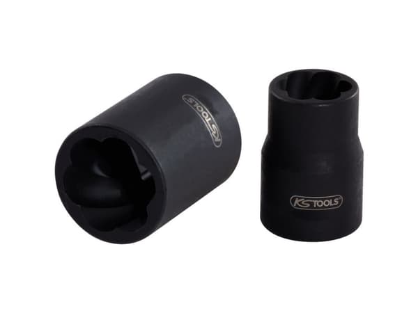 KS Tools 913.3858, Kraftpipe, Sort, 1 hoder, 3/8", Metrisk, 8 mm