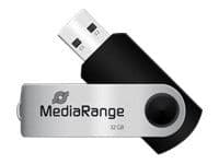 MediaRange USB Flexi-Drive - USB-flashstasjon - 32 GB - USB 2.0