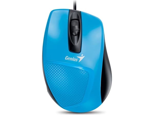 Genius Computer Technology DX-150X, Optinen, USB A-tyyppi, 1000 DPI, Musta, Sininen