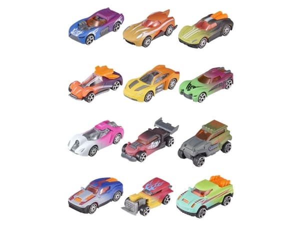 Teamsterz Colour Change die-cast bil - 3-pakning