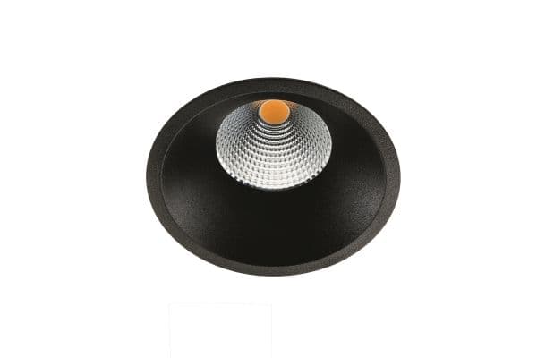 Downlight Soft Slim LED 9W 2700K, sort