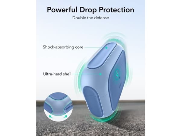 ESR Orbit Halolock MagSafe-etui til AirPods Pro - blå
