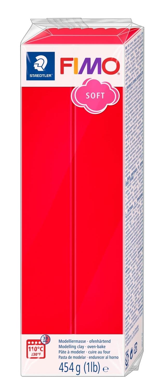 Fimo FIMO FIMO Mod.masse Fimo soft 454g indischrot