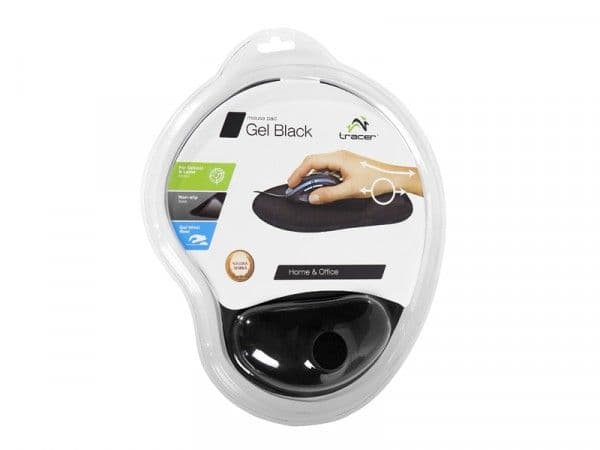Tracer Gel - Musematte med håndleddsstøtte - svart