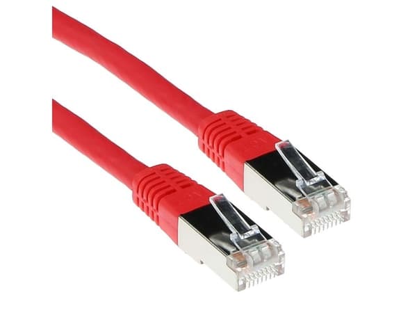ACT Patchkabel SSTP Cat.6 PIMF - röd 0,5 m (FB9500)
