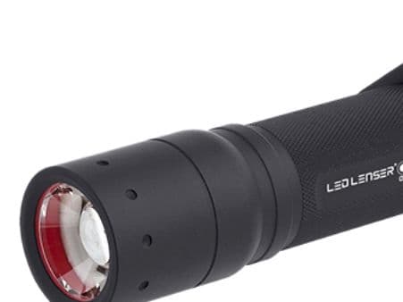 Ledlenser TT sort hånd-lommelykt LED