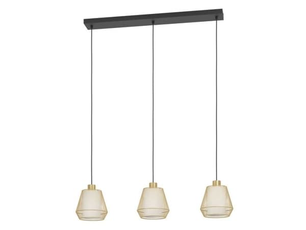 EGLO CITADEL LANGBORD 3L E27 SORT/BM