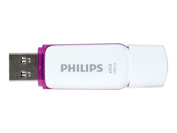 Philips FM64FD75B Snow edition 3.0 - USB-flashstasjon - 64 GB - USB 3.0
