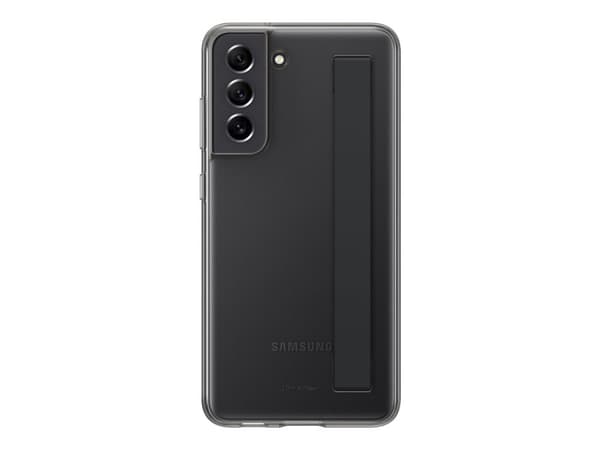 SAMSUNG S21 FE Clear Strap Cover Dark Grey