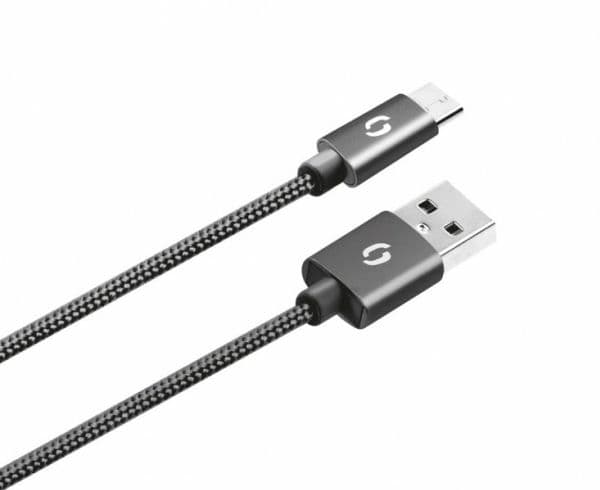 Alligator DATKP01, 1 m, Micro-USB A, USB A, USB 2.0, Sortera