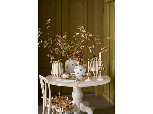 PIP Studio Vase Stripe WhiteGold 24x29