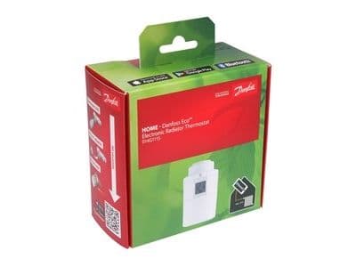 Danfoss Eco - Radiatortermostat - trådløs - Bluetooth - RAL 9016
